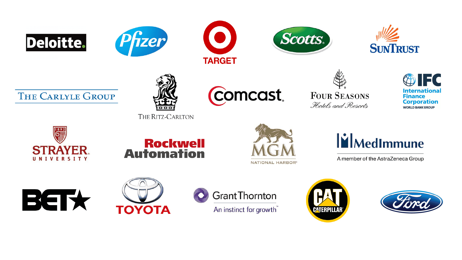 Corporate entertainment magician Ben Corey's clients